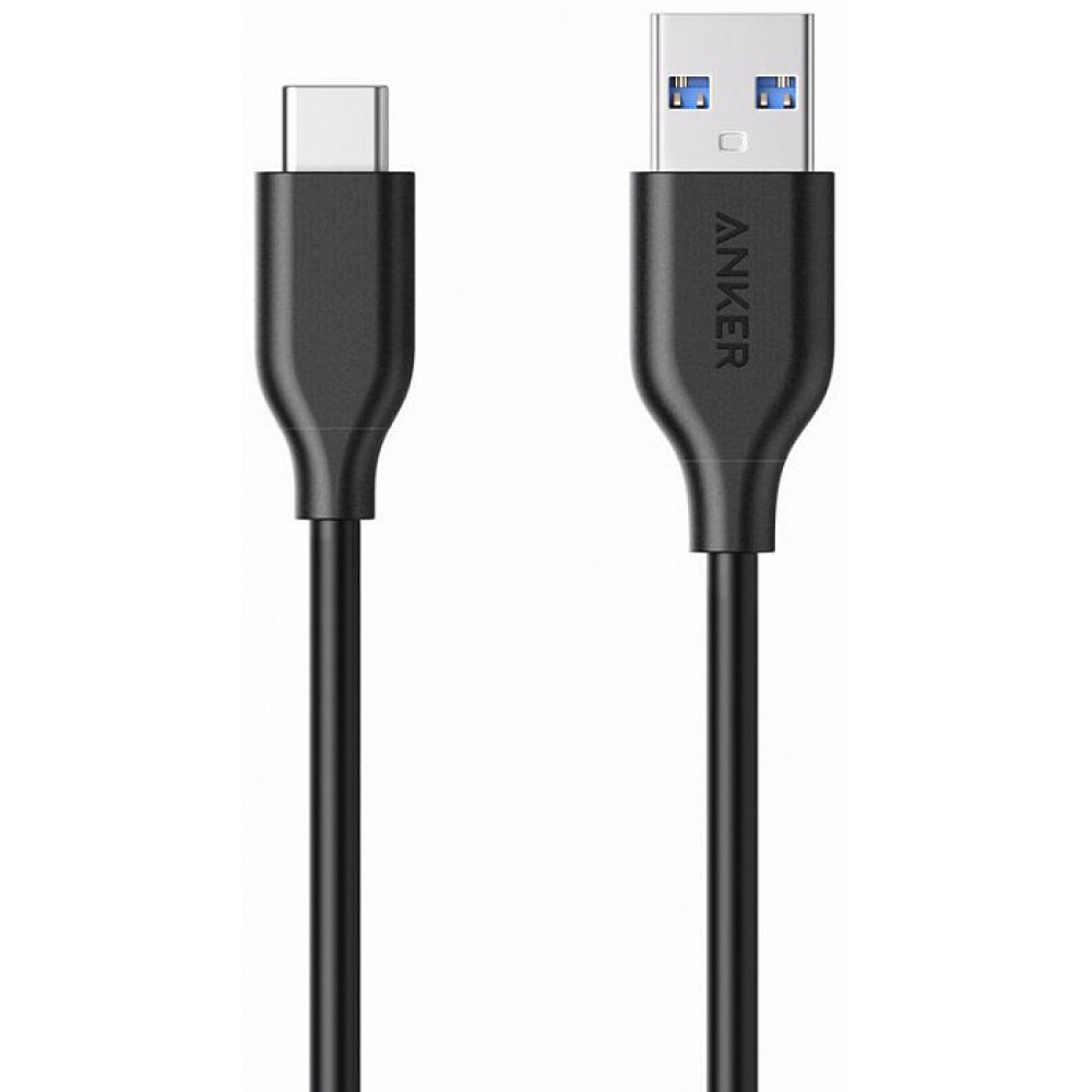 фото Кабель anker powerline usb-c to usb-a 3.0 90 см. black