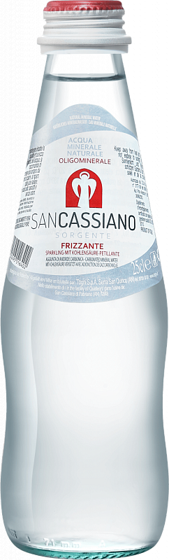 

San Cassiano Sparkling Water, газированная стекло