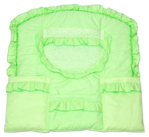 фото Карман на кроватку bombus "светик" (цвет: зеленый)