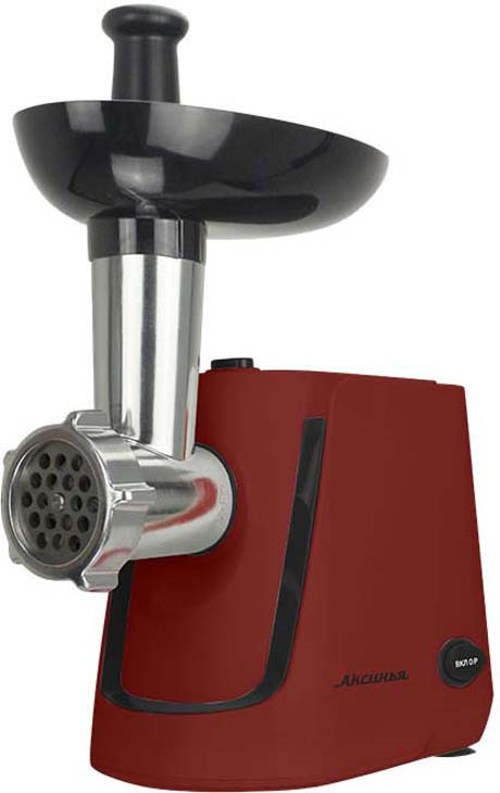 Электромясорубка Аксинья КС-2000 Red/Black весы напольные электронные аксинья кс 6003 пушистые котята стекло до 180 кг 28х28 см lcd дисплей