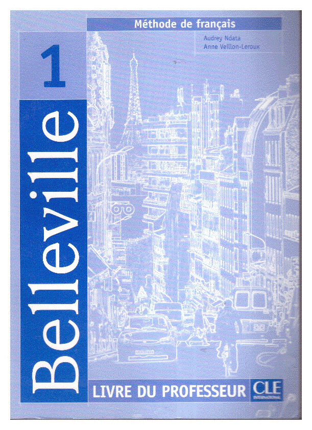 фото Книга cle international anne veillon leroux "belleville 1. livre du professeur"