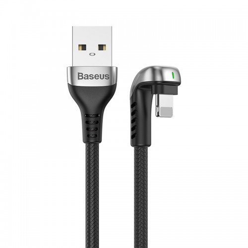 

Кабель Baseus Green U-shaped lamp Mobile Game Lightning 1m Black