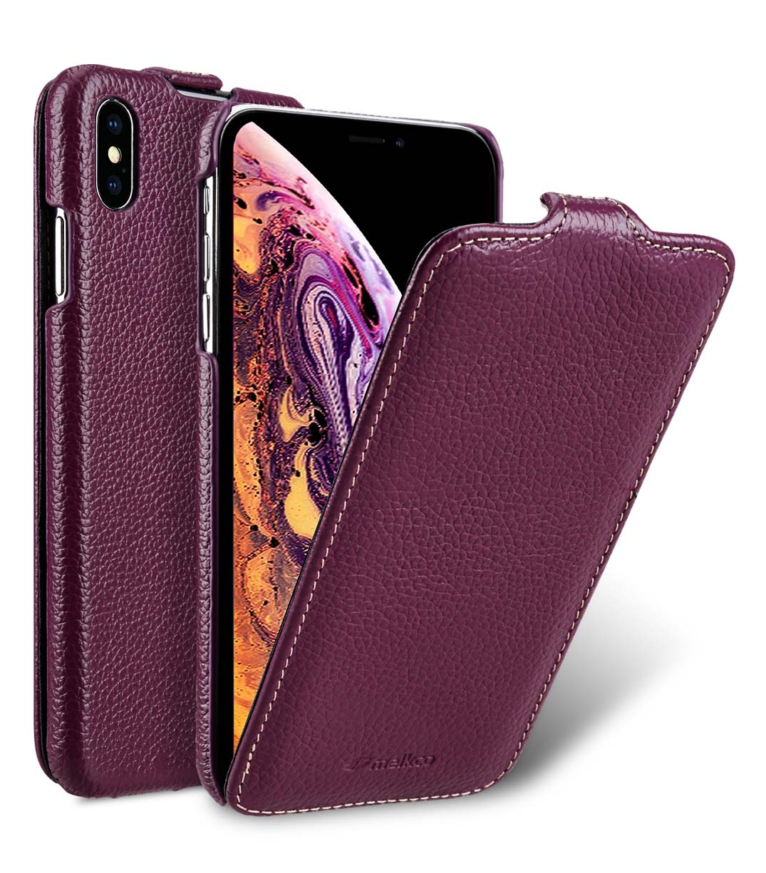 фото Чехол melkco для apple iphone xs max 6.5 purple