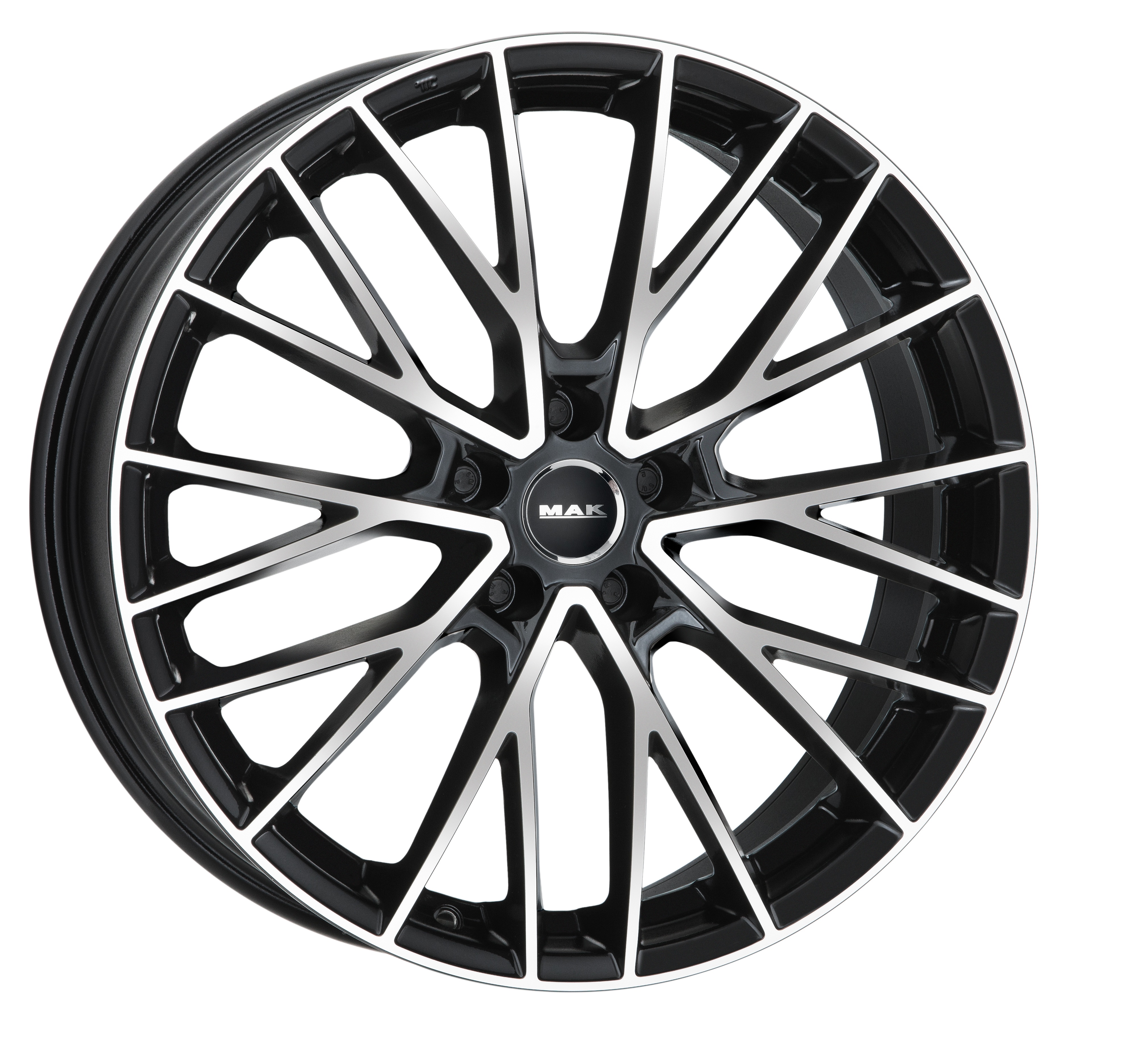 фото Колесный диск mak speciale 8,5/r19 5*114,3 et44 d67,1 black mirror f8590ecbm44fo3x