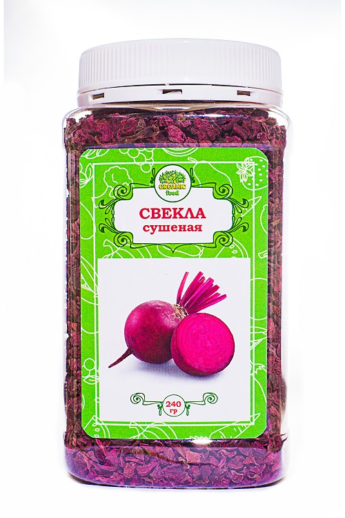 

Свекла сушеная Organic food 240 г