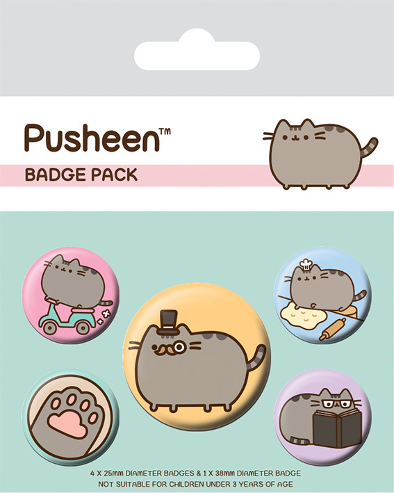 Набор значков Pyramid Pusheen - Fancy 5 шт BP80623 399₽