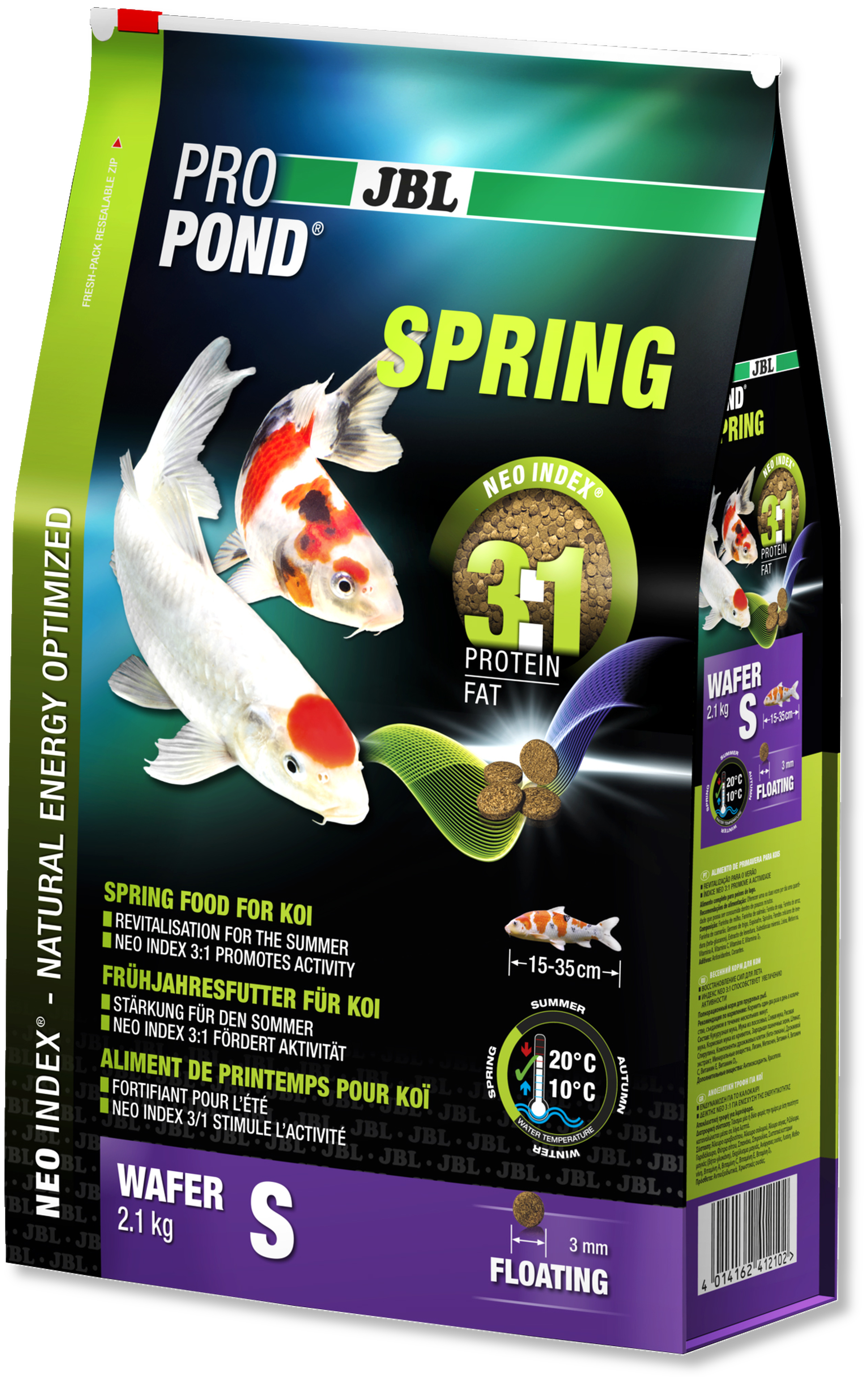 

JBL Корм для прудовых рыб JBL ProPond Spring S 24л
