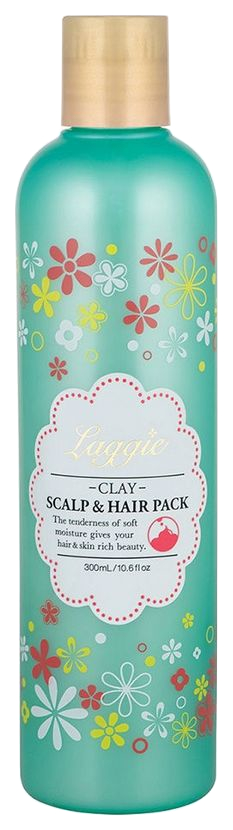 Маска для волос Laggie Clay Scalp & Hair Pack 300 мл 8 colors available hair color clay fast change hair color magic color wax tintes para cabello mujer tinte cambia con temperatura