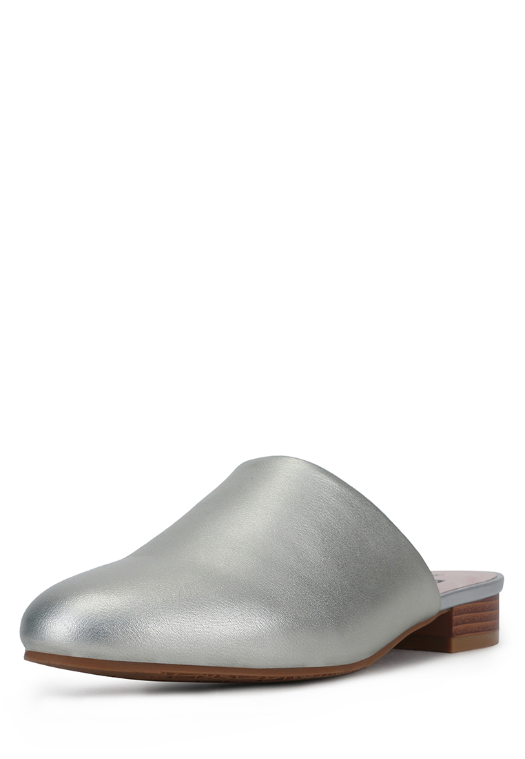 

Мюли женские Pierre Cardin 710018220 серебристые 36 RU, Серебристый, 710018220