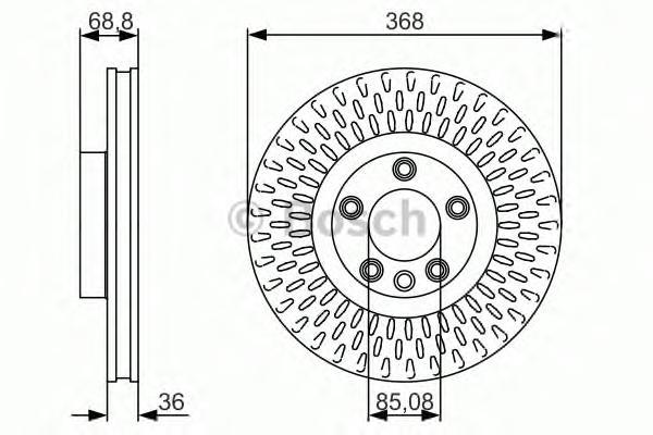 фото Тормозной диск bosch 0986479a33