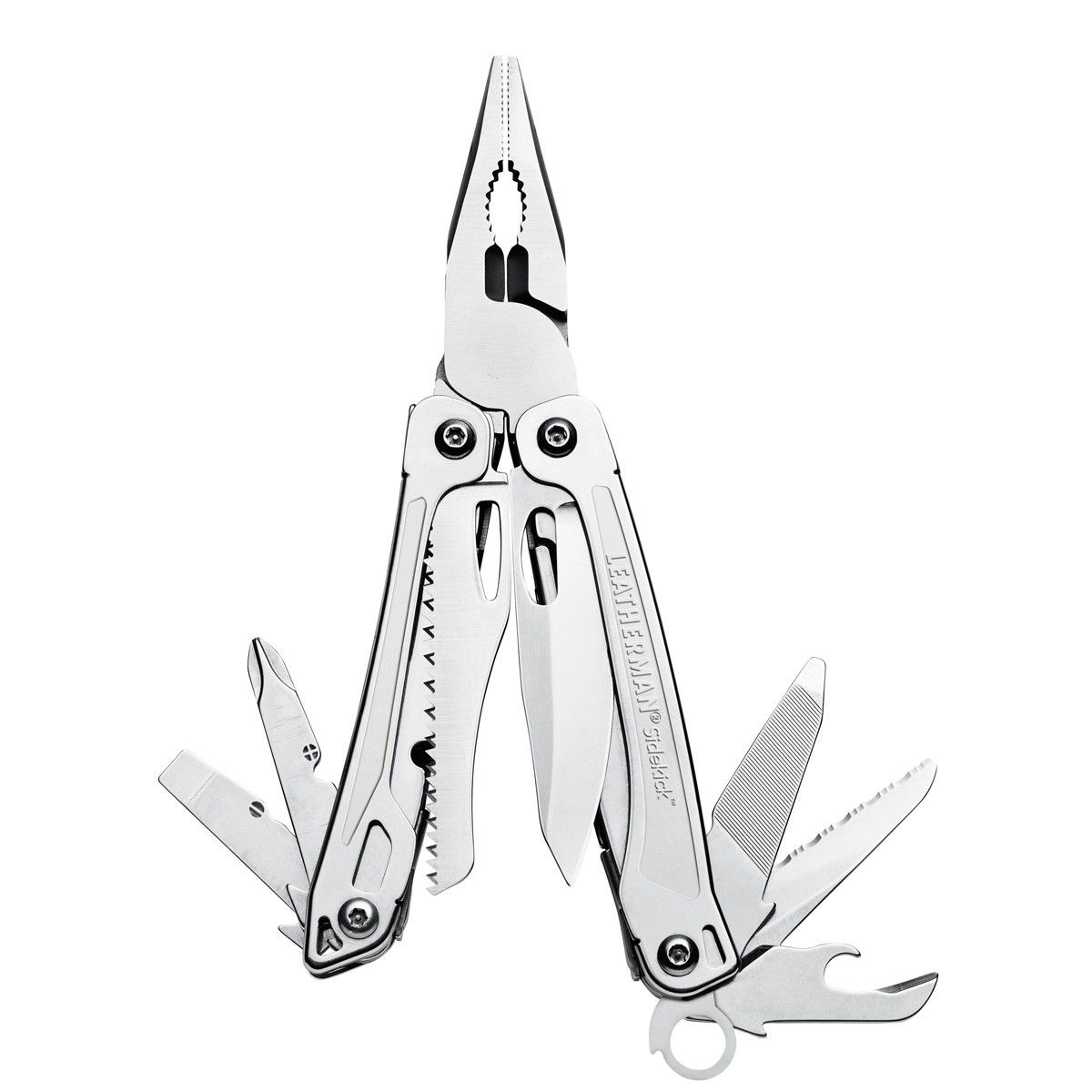 фото Мультитул leatherman sidekick 831439 97 мм серебристый, 15 функций