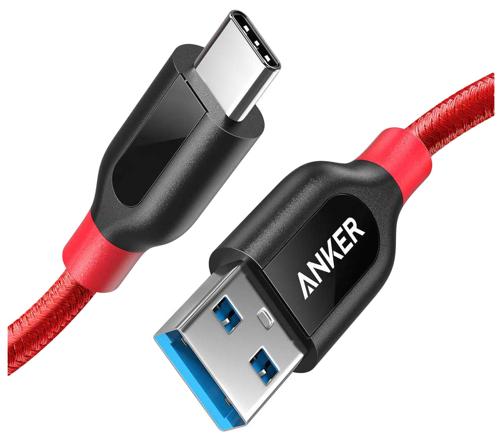 фото Кабель anker powerline type-c 0,9м red (a8168h91)