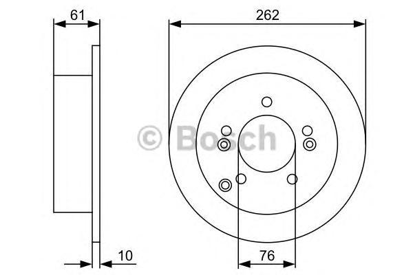 фото Тормозной диск bosch 0986479345