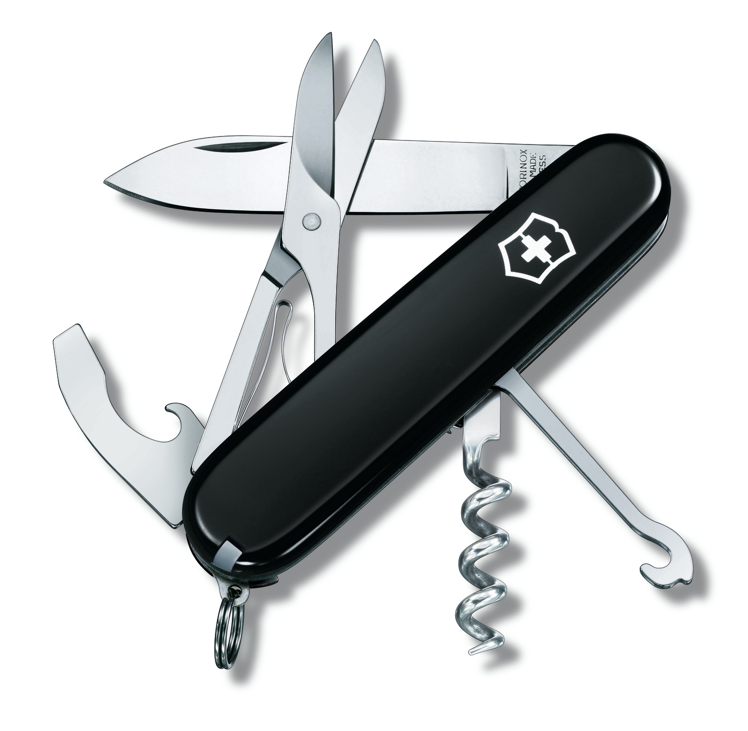 

Мультитул Victorinox Compact 1.3405.3 91 мм черный, 15 функций, Compact