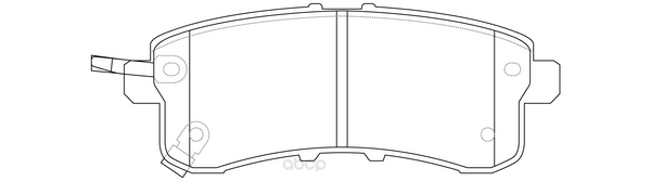 

Колодки тормозные FIT FP1510