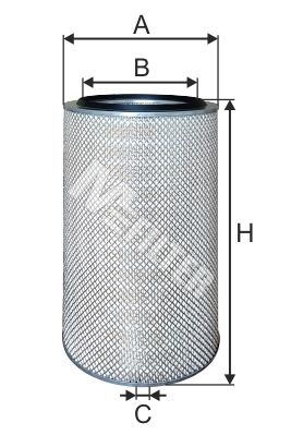 

Фильтр воздушный MFILTER A 521