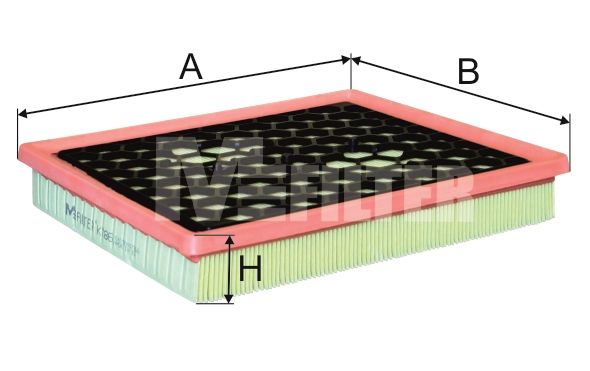 фото Фильтр воздушный mfilter k 786
