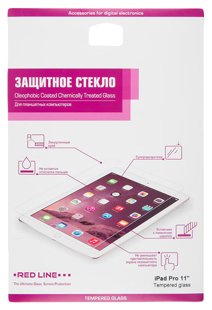 фото Защитное стекло red line для apple ipad pro 11''