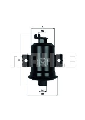 Фильтр топливный KNECHT KL 14