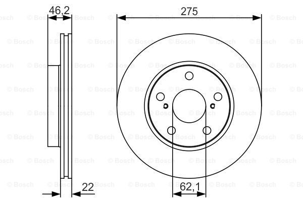 фото Тормозной диск bosch 0986479r97