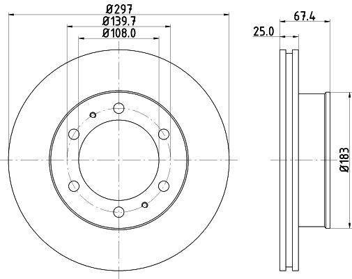 фото Тормозной диск nisshinbo nd1088k