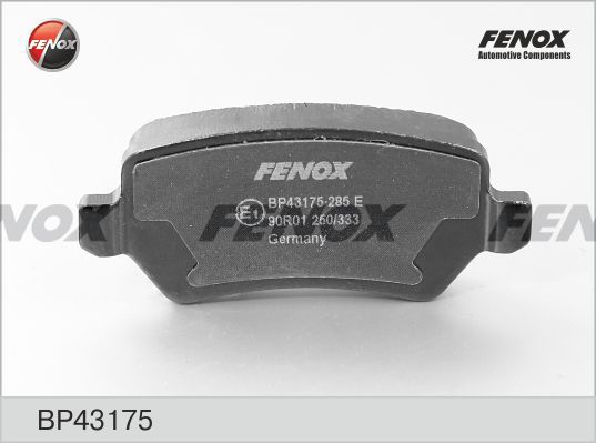 

Комплект тормозных колодк FENOX BP43175