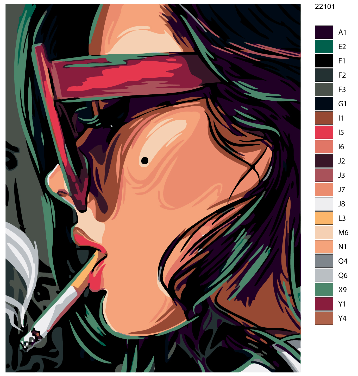

Картина по номерам, 40 x 50, AYAY-22101, AYAY-22101