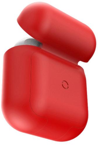 фото Чехол c беспроводной зарядкой baseus wireless charger для airpods (red)