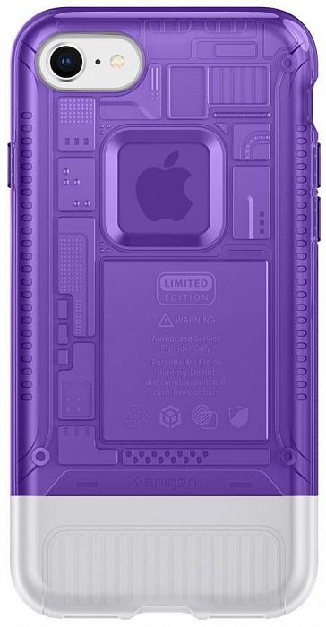 фото Чехол spigen classic c1 (054cs24425) для iphone 8/7 (grape)