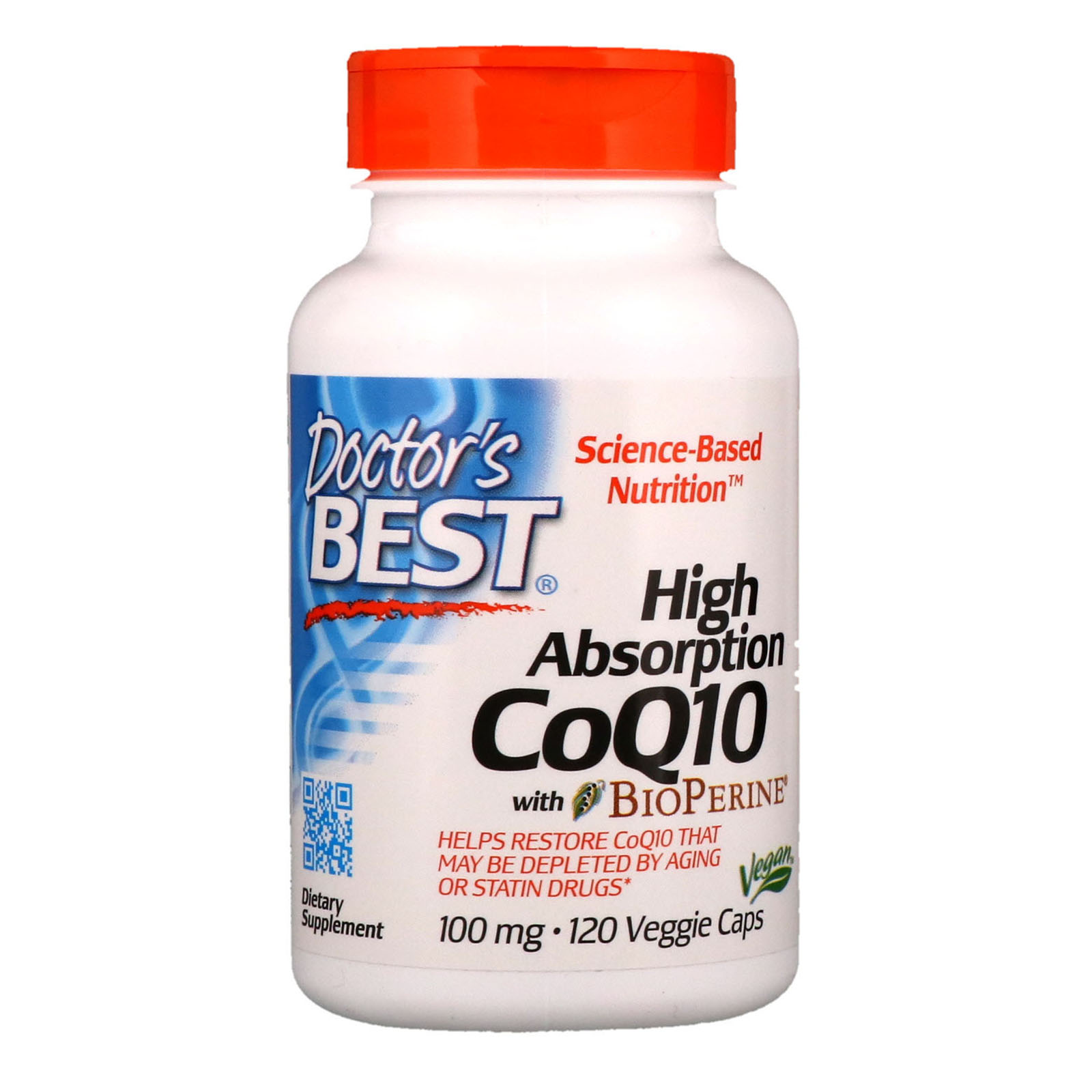 фото Коэнзим doctor's best coq10 with bioperine 120 капсул