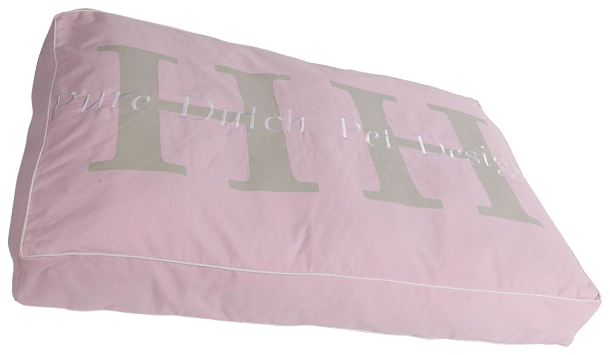 фото Лежак для животных happy house pure dutch pet design l подушка розовая 125х80х15 см 8182-2
