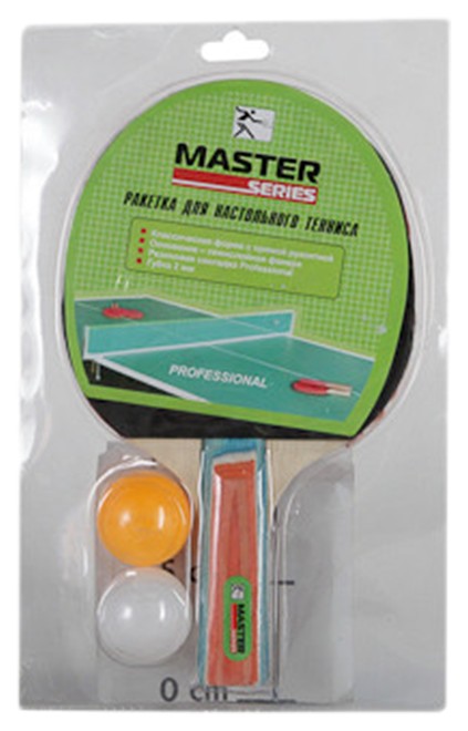фото Набор для настольного тенниса master series sh037 1 ракетка, 2 мяча