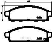 фото Колодки тормозные дисковые, комплект hella 8db355013-221 hella pagid/behr