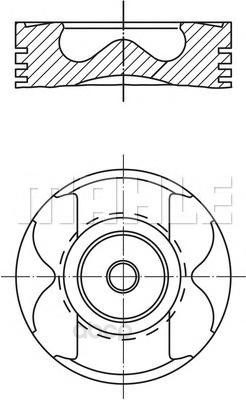 

Поршень двигателя Mahle/Knecht 0045602