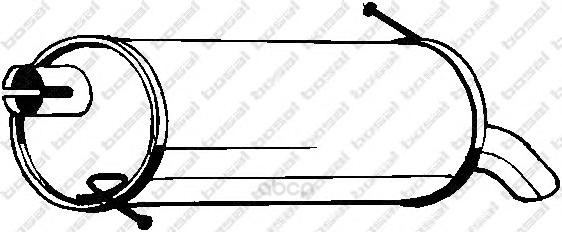 

Глушитель выхлопной системы bosal 154323