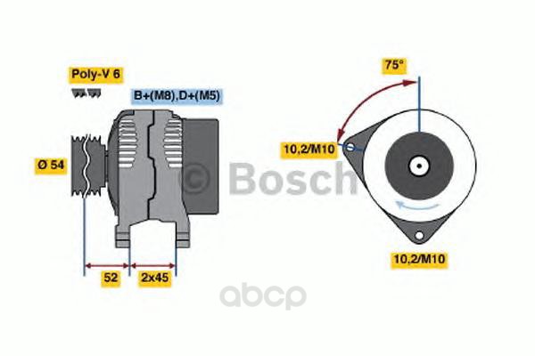 

Генератор BOSCH 0986042071