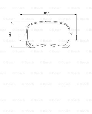 

Тормозные колодки Bosch дисковые 986424692