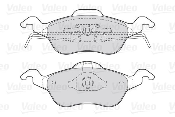 

Тормозные колодки Valeo дисковые 301317