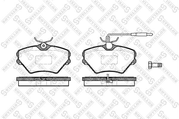 

Тормозные колодки Stellox дисковые 496002SX