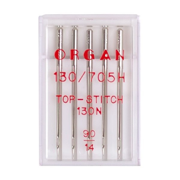

Иглы "Organ" д/декоративных работ TOP STITCH №90 для БШМ упак,5 игл