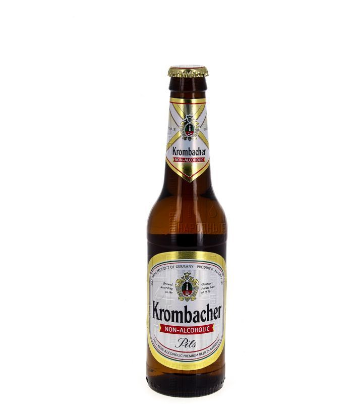 фото Пиво krombacher безалкогольное стекло 0.33 л