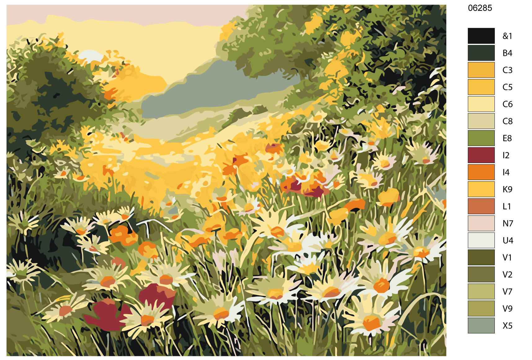 

Картина по номерам, 40 x 50, KTMK-06285, KTMK-06285