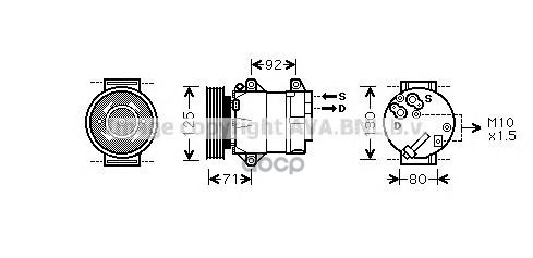 Компрессор кондиционера AVA QUALITY COOLING RTAK103