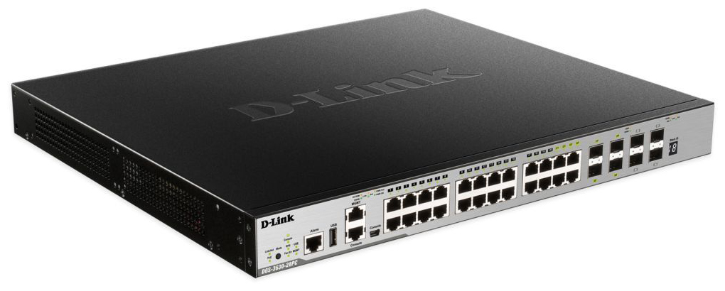 

Коммутатор D-Link DGS-3630-28PC/A1ASI Black, DGS-3630