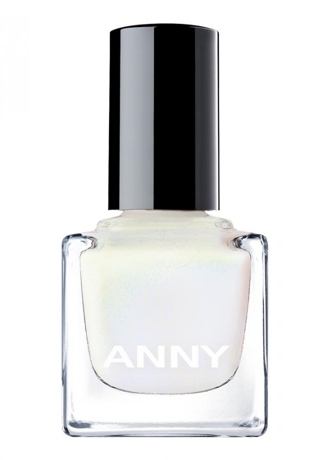 Лак для ногтей Anny Cosmetics, тон 318.90 Снежный с розовым перламутровым отблеском, 15 мл