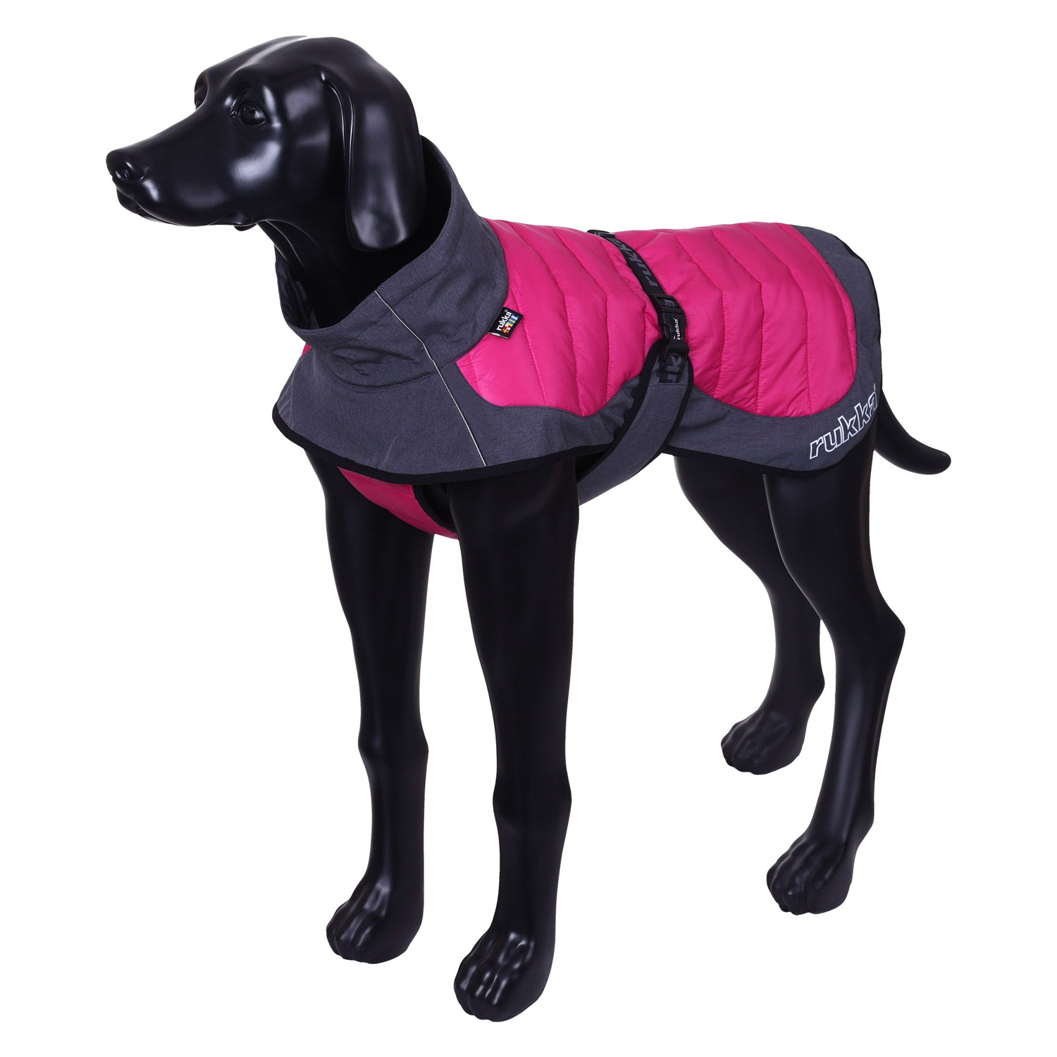 фото Куртка для собак rukka airborn hybrid зимняя розовая 45см