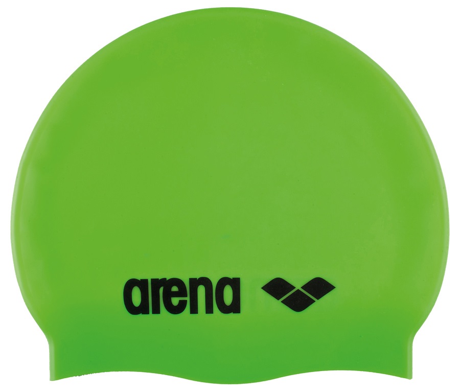 фото Шапочка для плавания arena classic silicone jr 65 lime/black