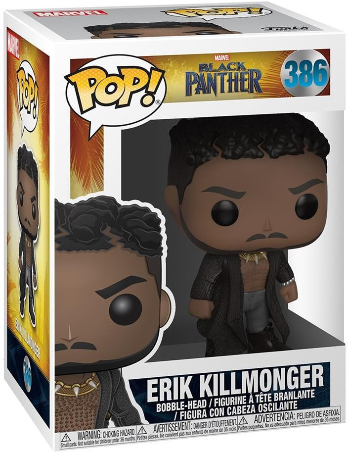 фото Фигурка-головотряс funko pop! bobble: black panther: erik killmonger