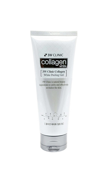 Пилинг для лица 3W Clinic Collagen Whitening Peeling Gel 180 мл