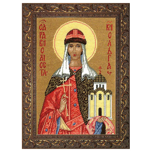

Набор для вышивания Hobby&Pro Св. равноапостольная княгина Ольга, 21х31 см, 671, 671